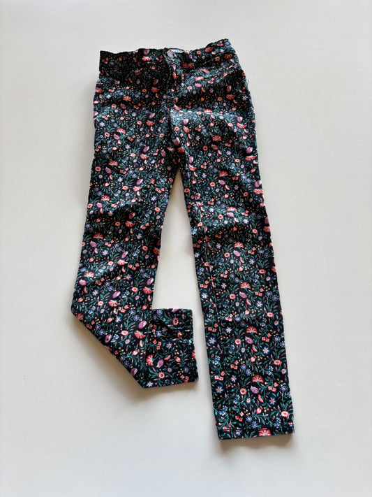 Black Floral Jeggings