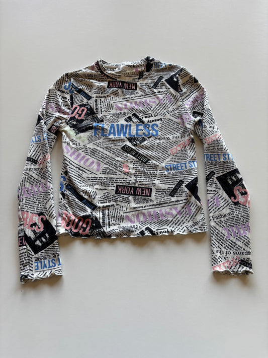 Ribbed Headlines Shirt