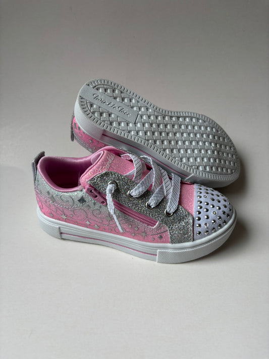Pink & Silver Twinkle Toes Shoes