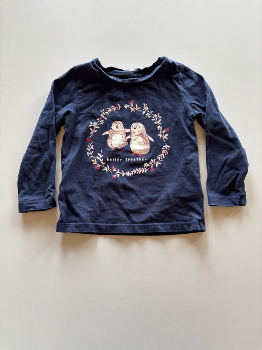 Navy Penguin Shirt