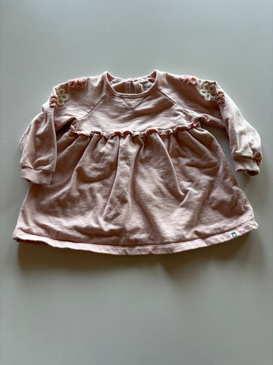 Pink Appliqued Sweater