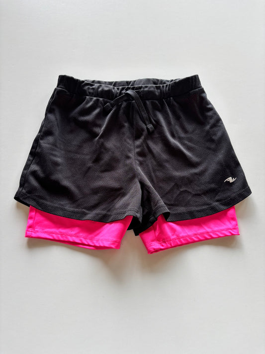 Black & Pink Athletic Shorts