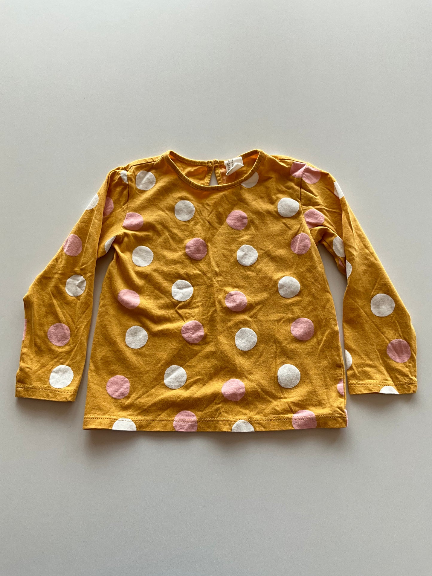 Yellow Polka Dot Shirt