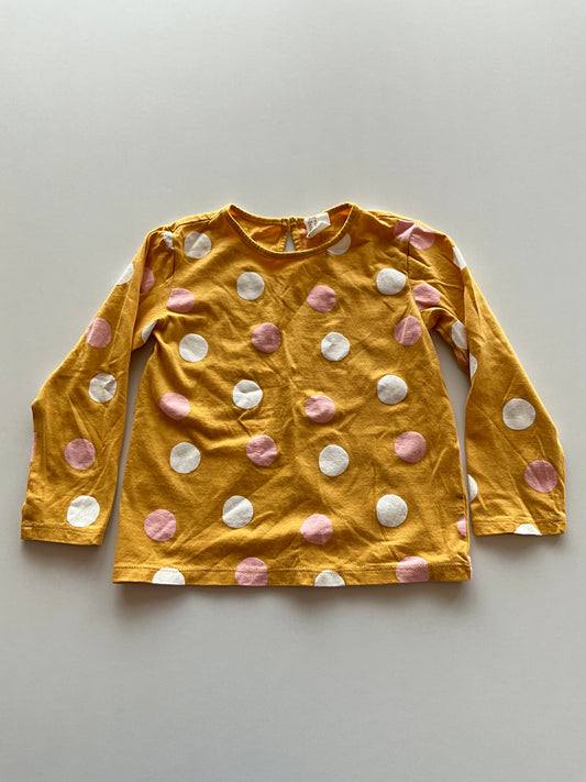 Yellow Polka Dot Shirt