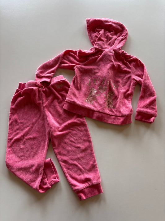 2pc Pink Juicy Terry Set