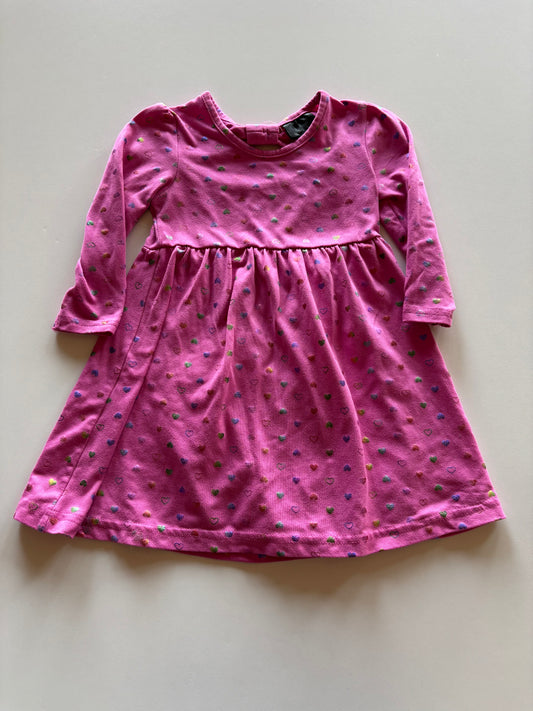 Pink Rainbow Hearts Dress