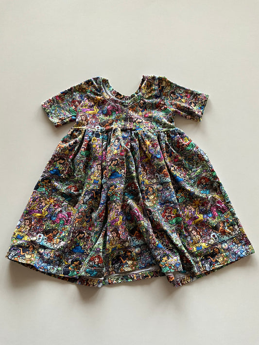 Stained Glass Disney Princess Twirl Dress