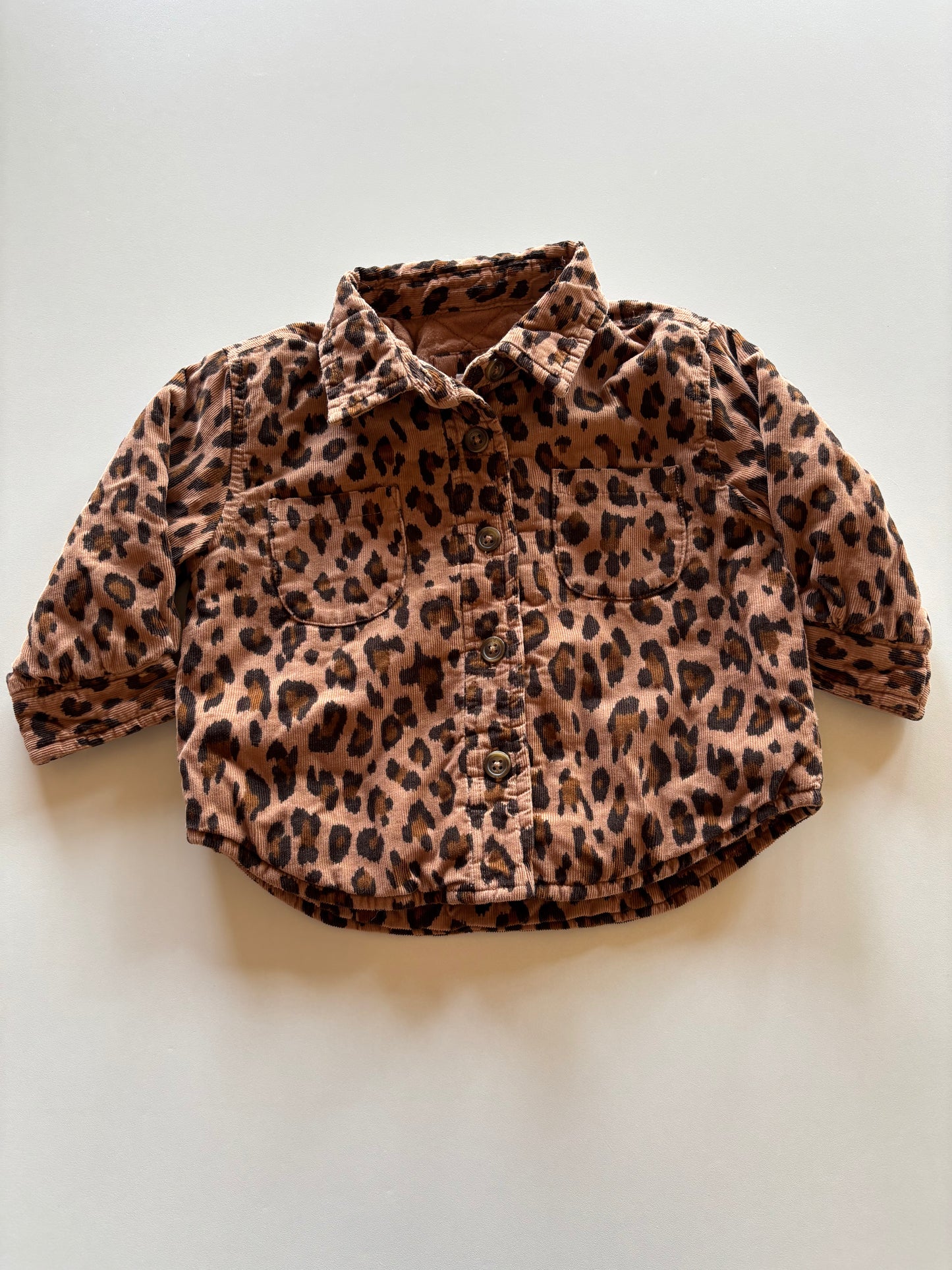 Leopard Corduroy Jacket