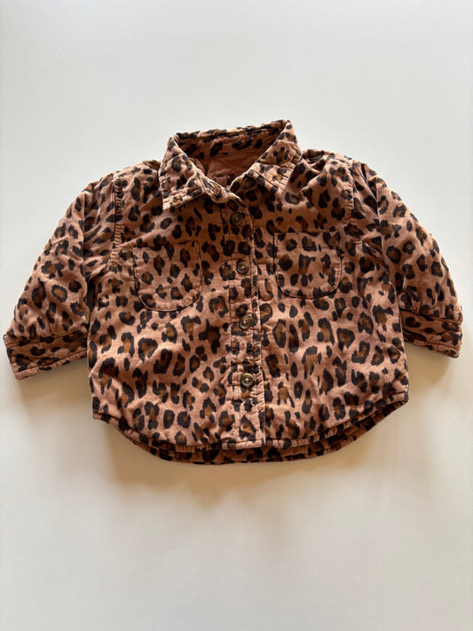 Leopard Corduroy Jacket