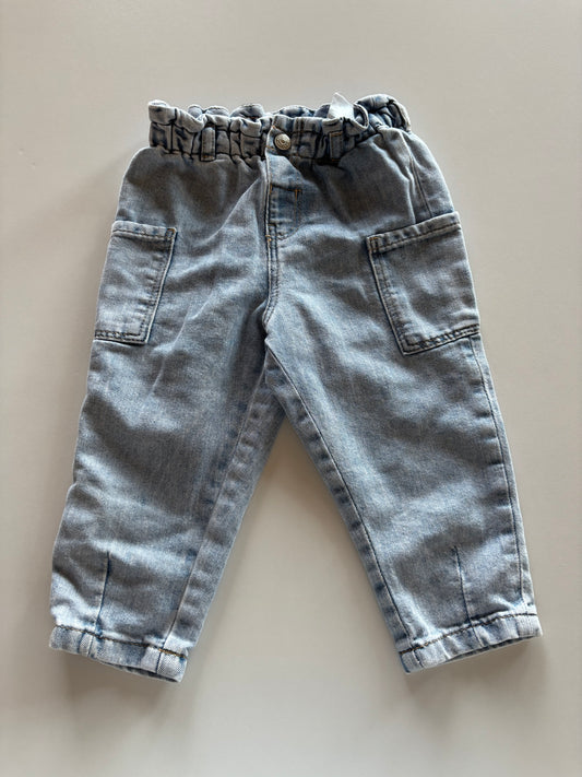 Paper Bag Waist Denim