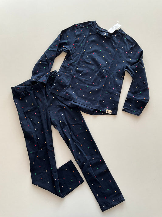BNWT 2pc Navy Stars Set