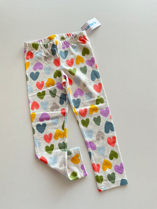 BNWT Colourful Heart Leggings