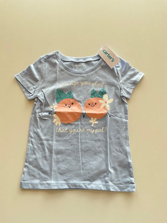 BNWT Blue Orange You Glad Tee