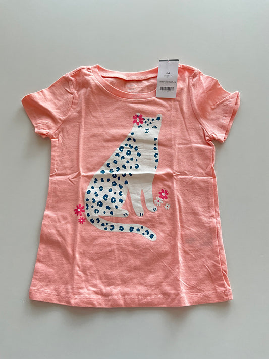 BNWT Coral Leopard Tee
