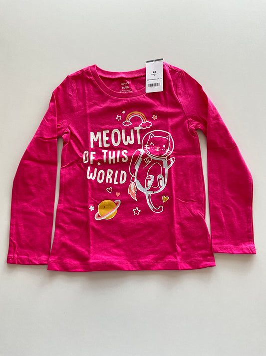 BNWT Pink Space Cat Shirt