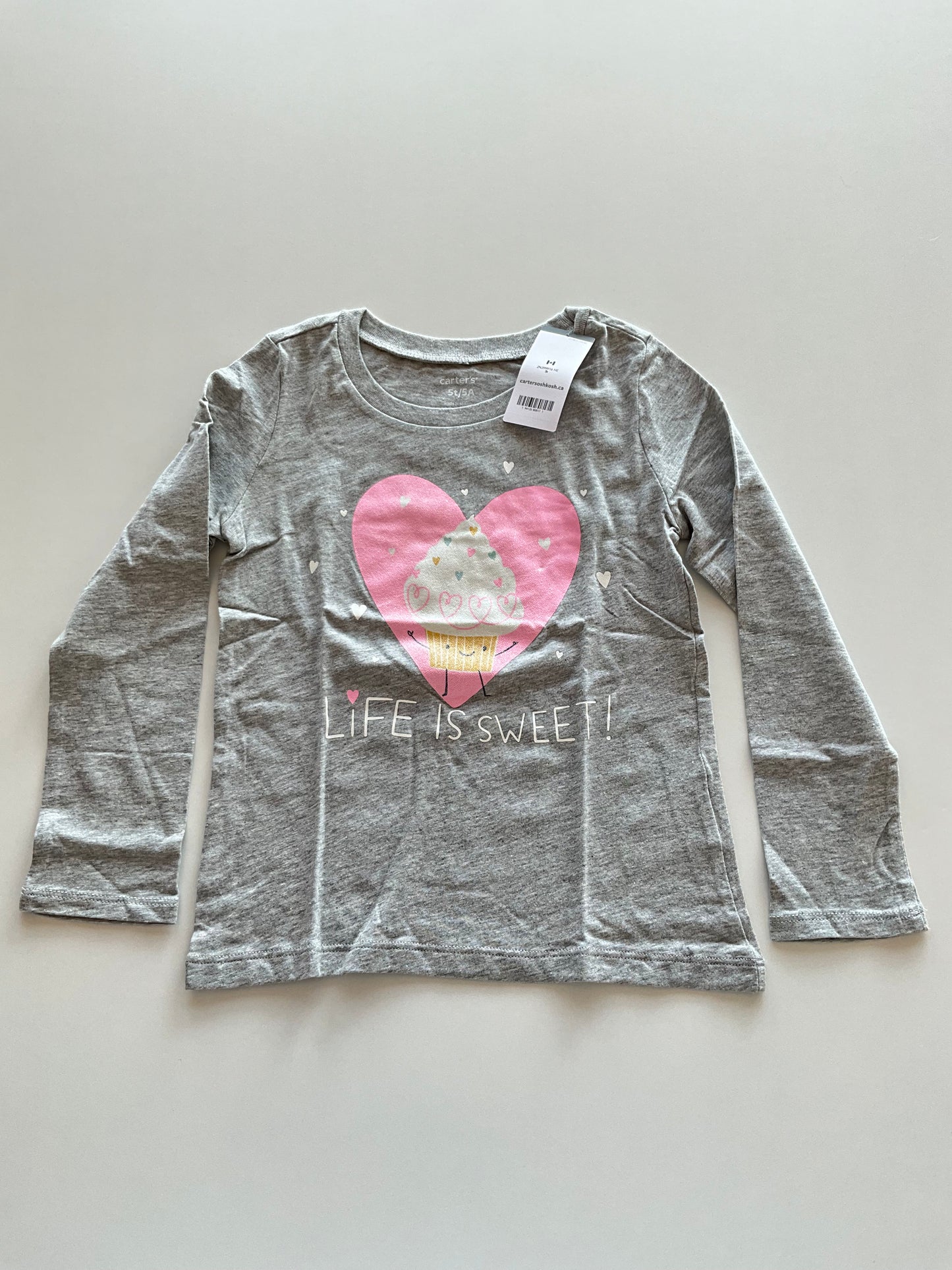 BNWT Grey Life is Sweet Shirt