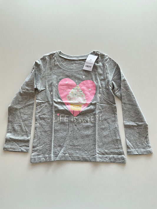 BNWT Grey Life is Sweet Shirt