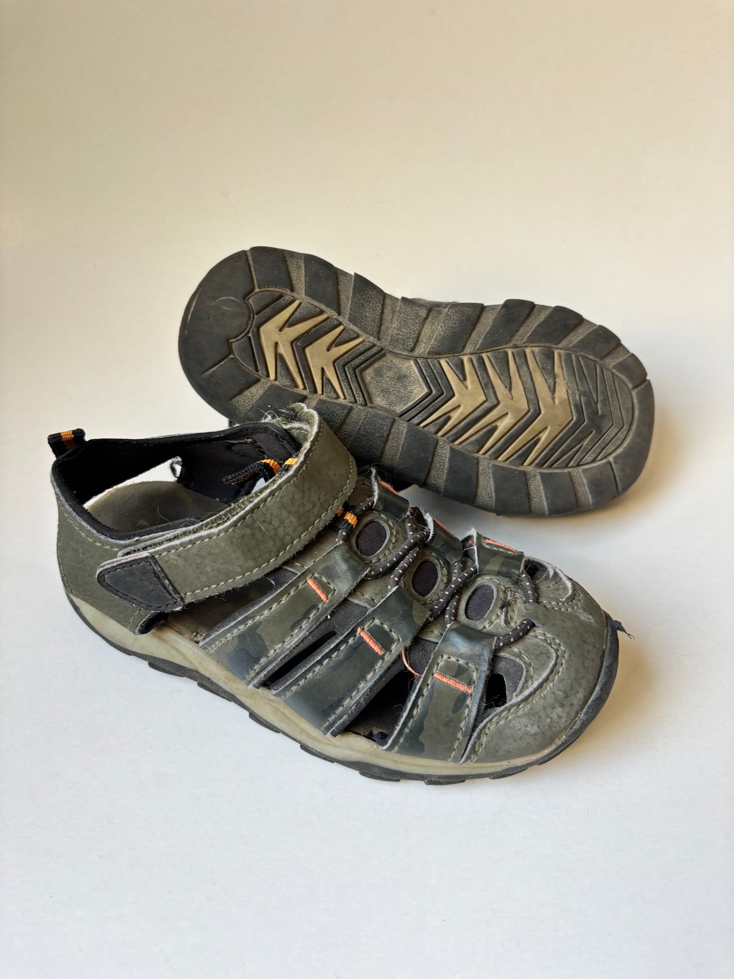 Camo Covered Toe Sandals