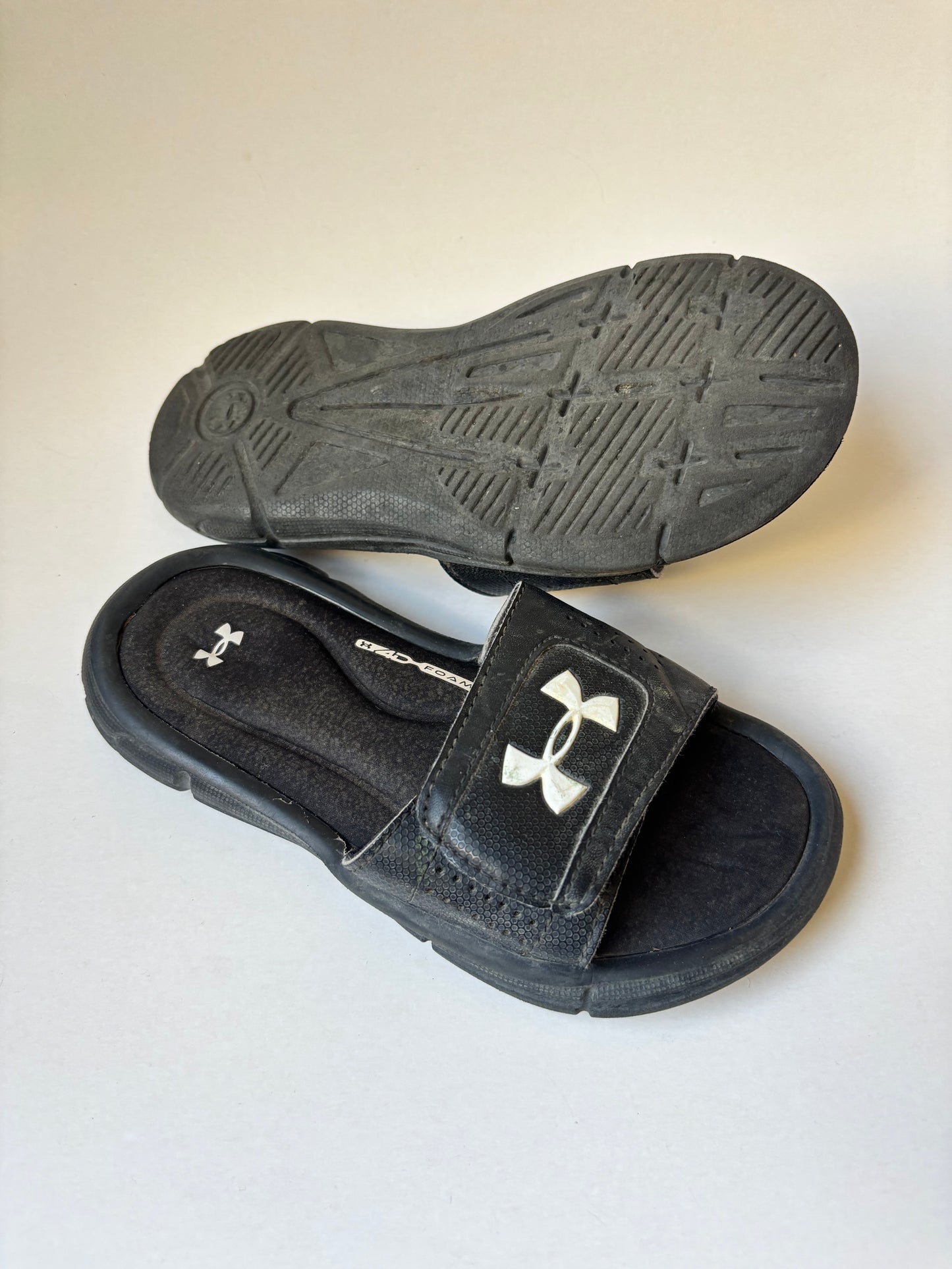 Black UA Slides