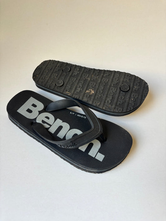 Black Bench Flip Flops