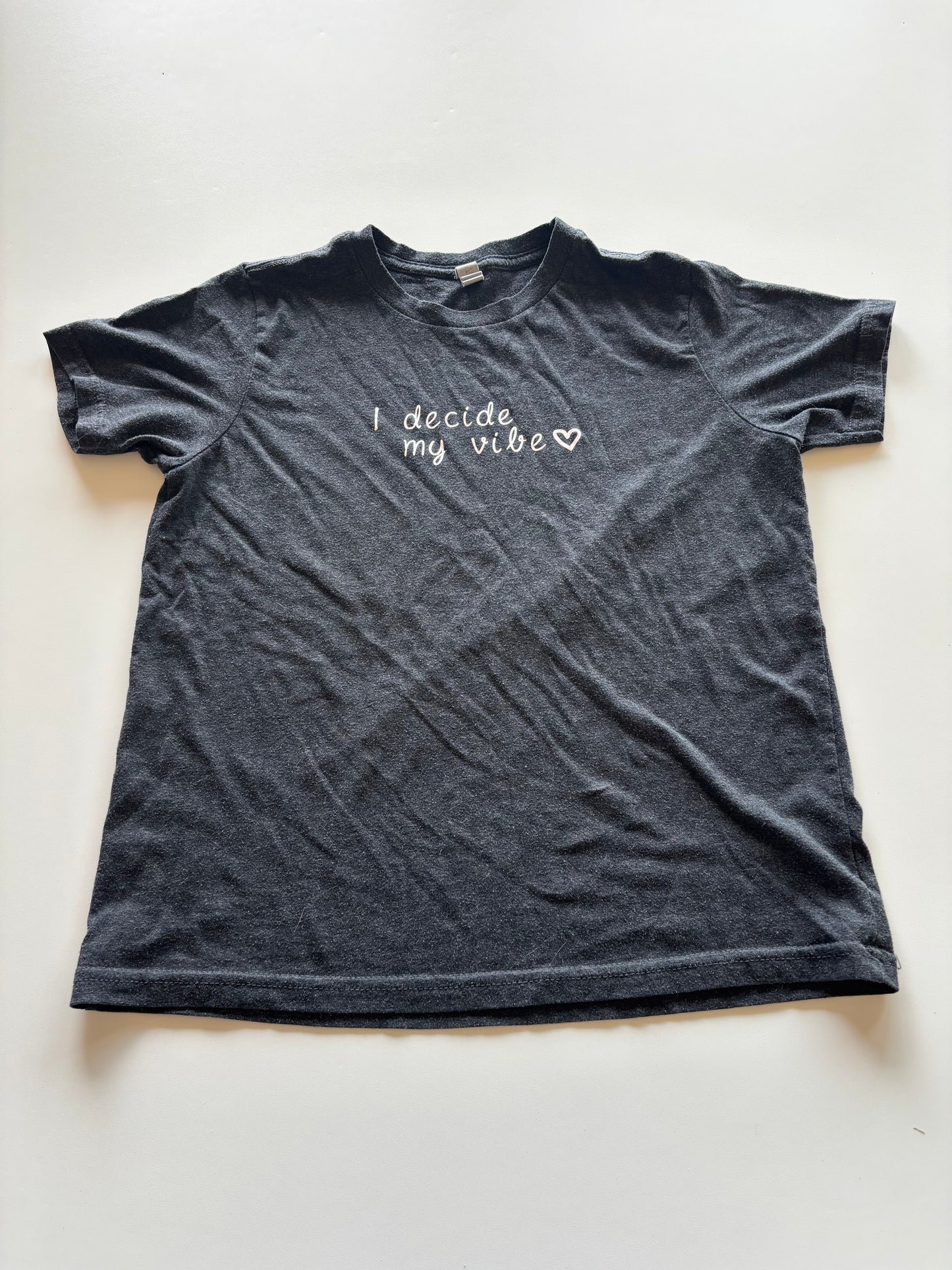 Charcoal I Decide My Vibe Tee
