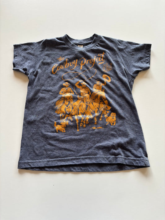 Grey Cowboy Project Tee