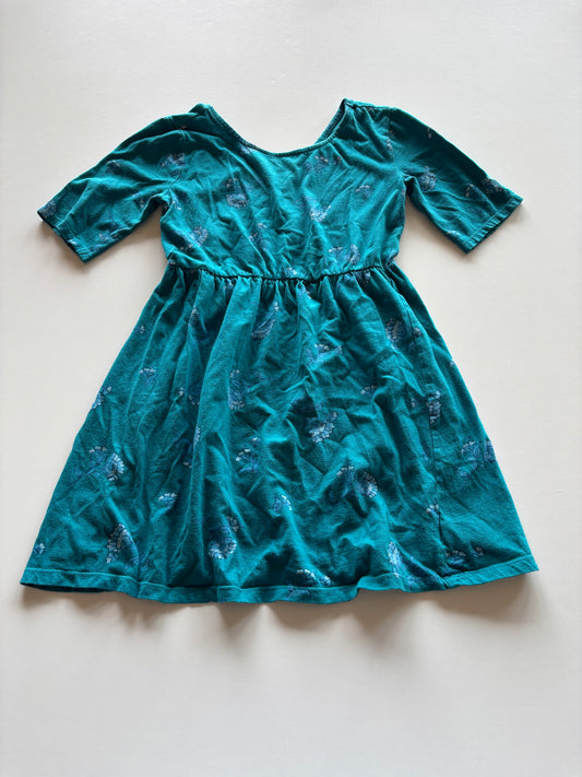 Turquoise Floral Dress