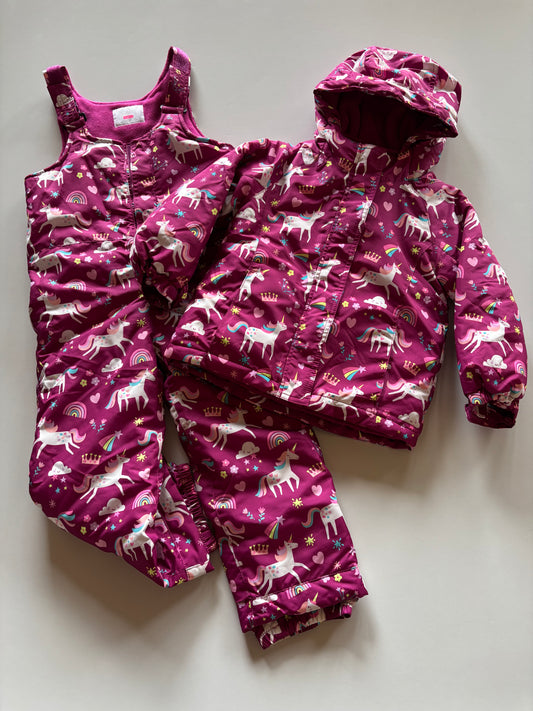 2pc Unicorn Snow Suit