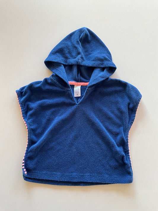 Blue Terrycloth Coverup