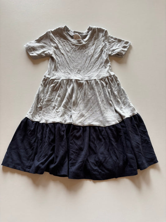 Tiered Ribbed Dress