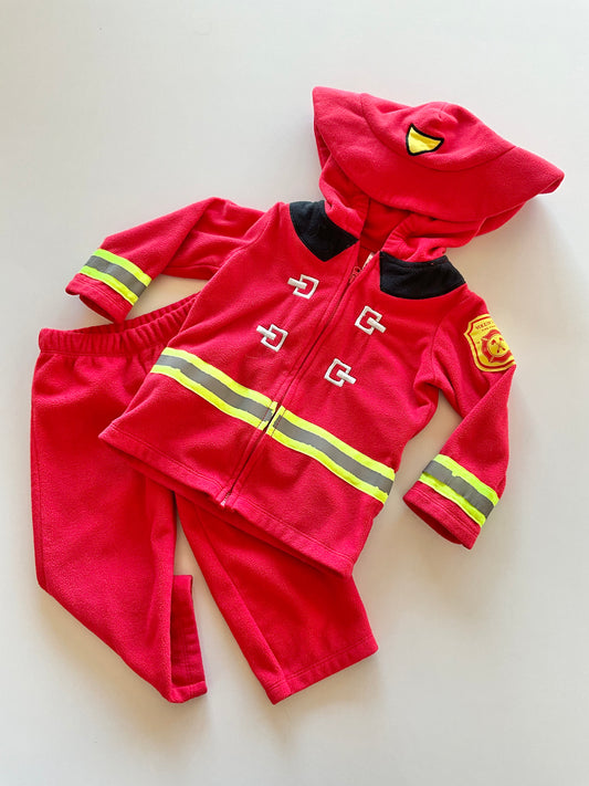 2pc Fleece Fireman Set