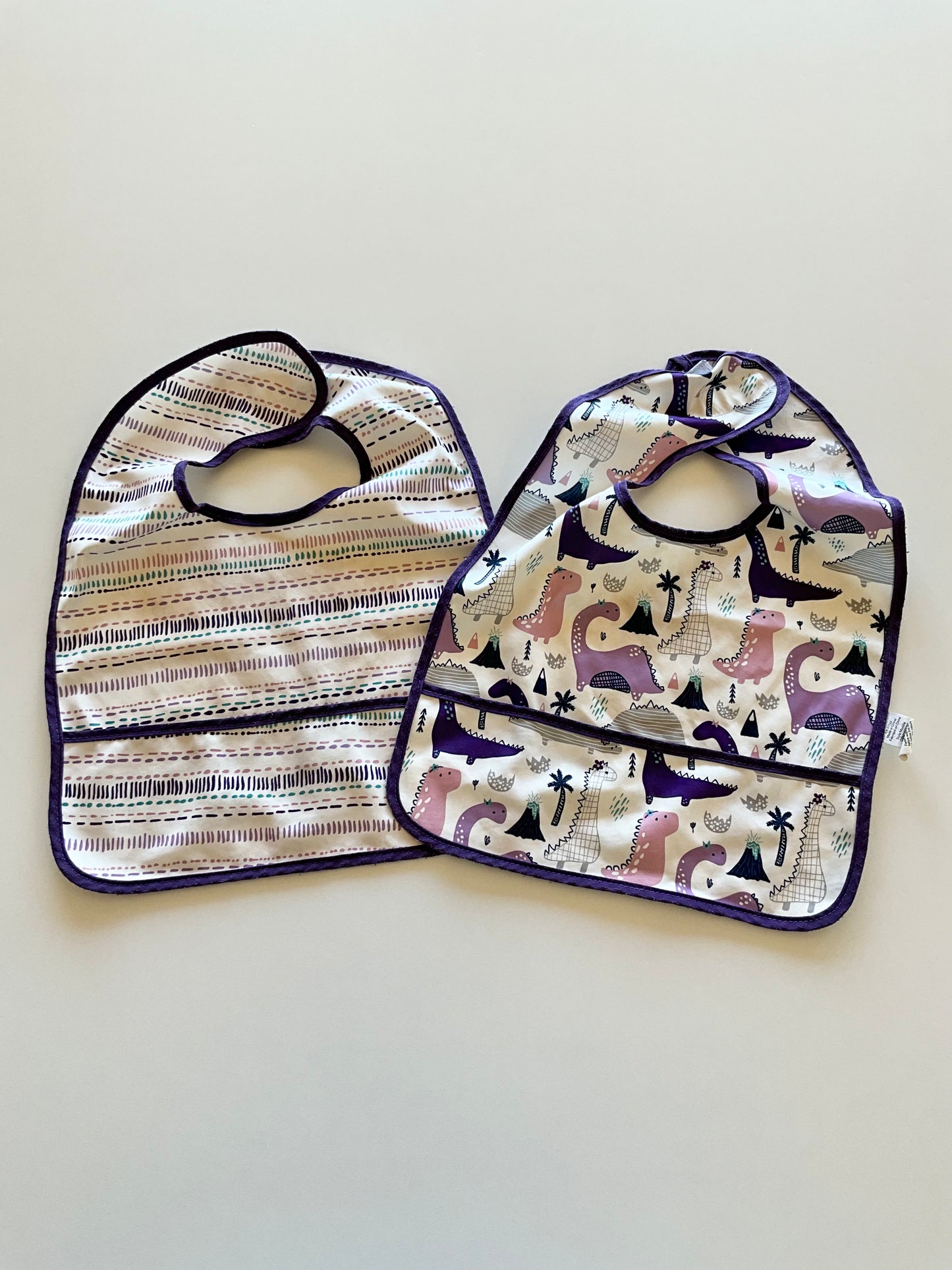 2 Pack Purple Bibs