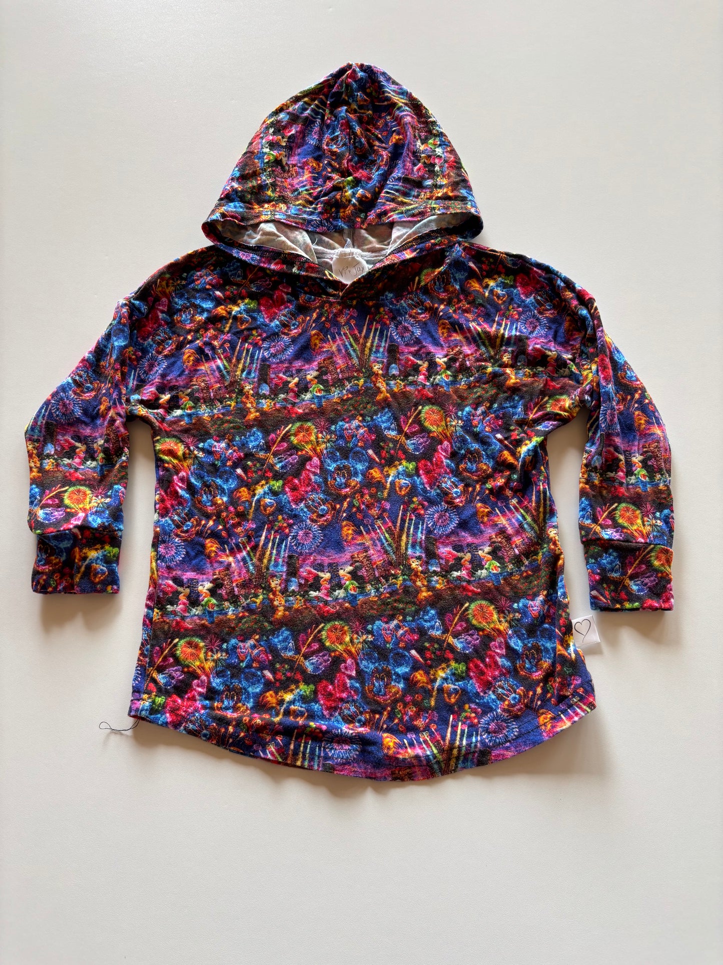 Hooded Disney Fireworks Shirt