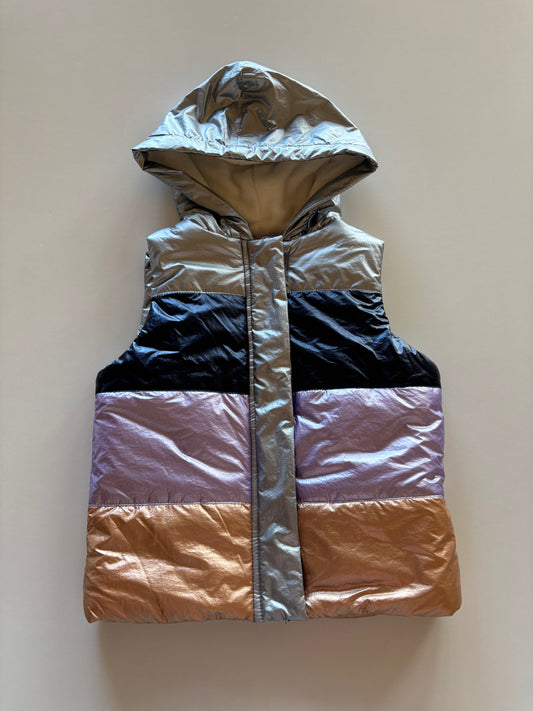 Metallic Colourblock Vest