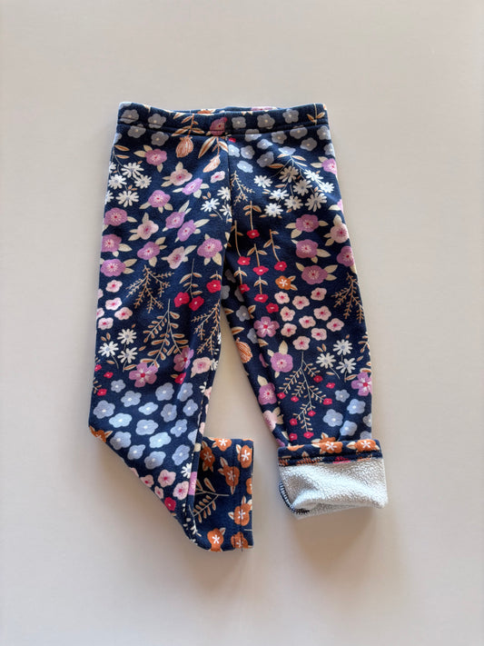 Fleece Lined Floral Leggings
