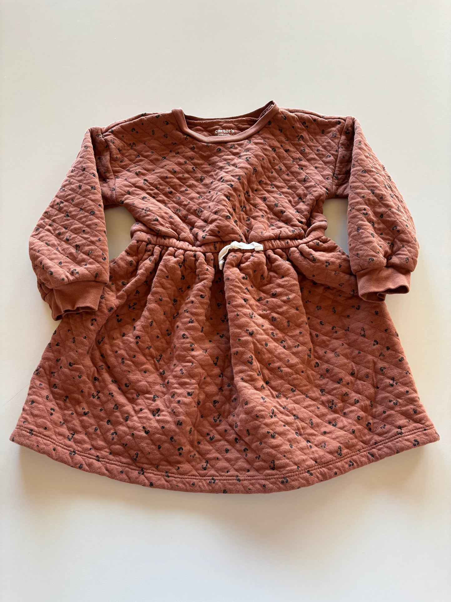 Copper Quilted Dress