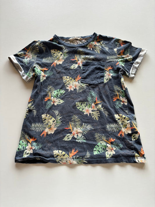 Cuffed Hawaiian Tee