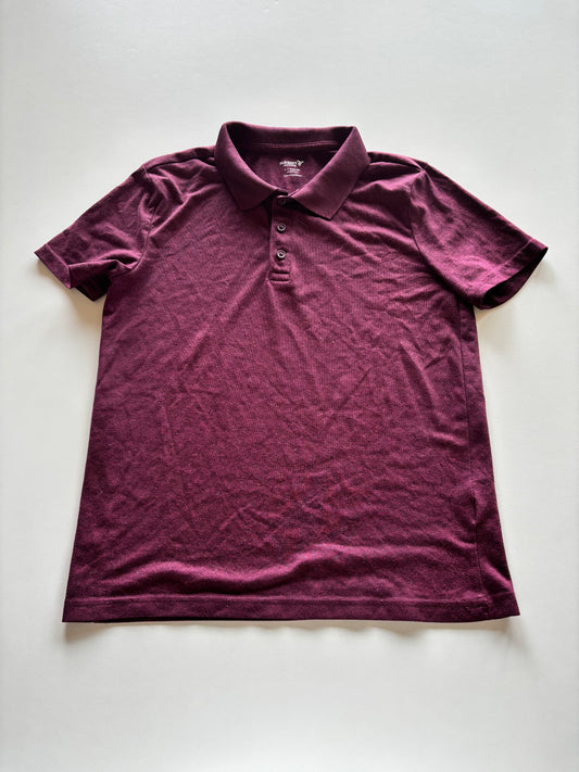 Burgundy Athletic Polo Tee