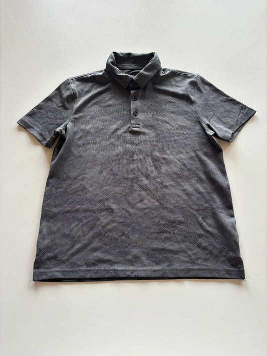 Grey Camo Athletic Polo Tee