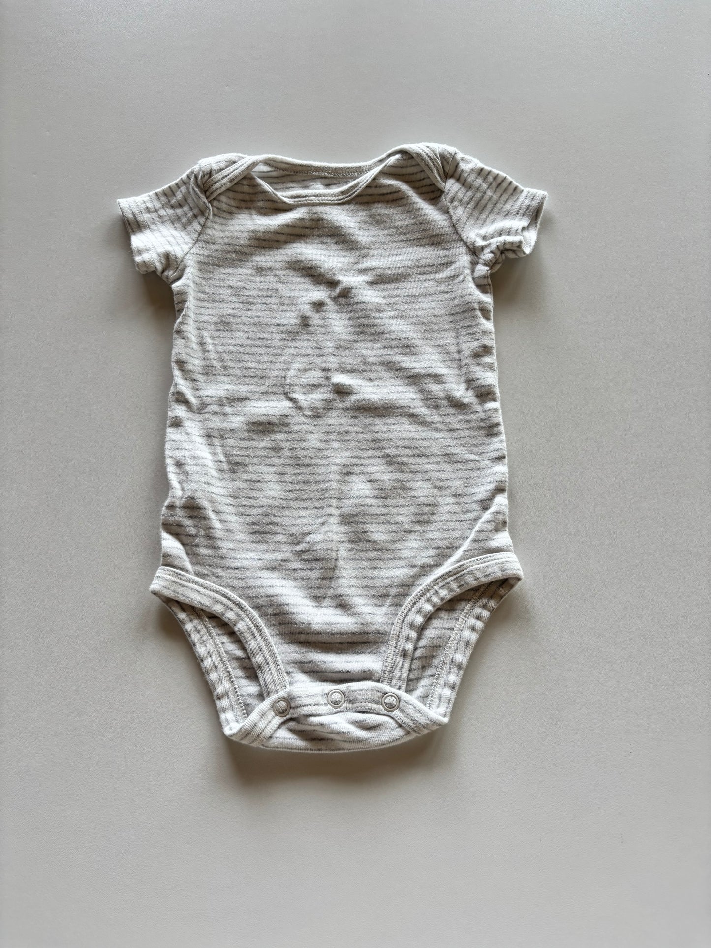 Light Grey Stripes Onesie
