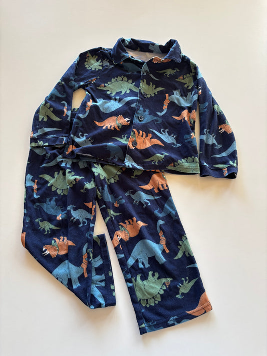 2pc Winter Dino Pajamas