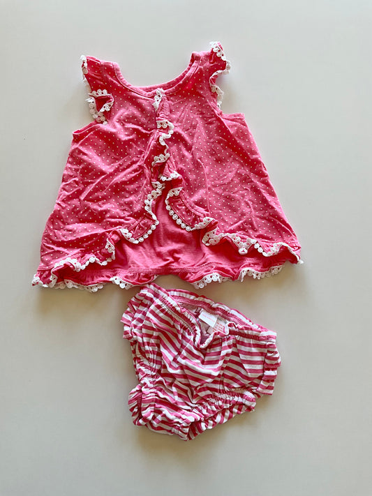 2pc Pink Summer Outfit