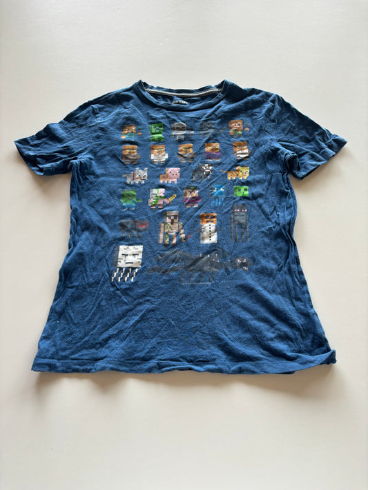 Blue Minecraft Character Tee