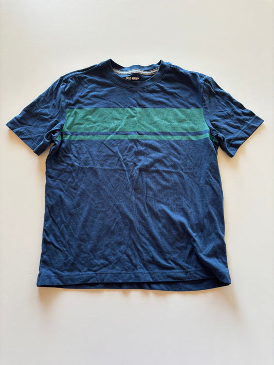 Navy & Green Tee