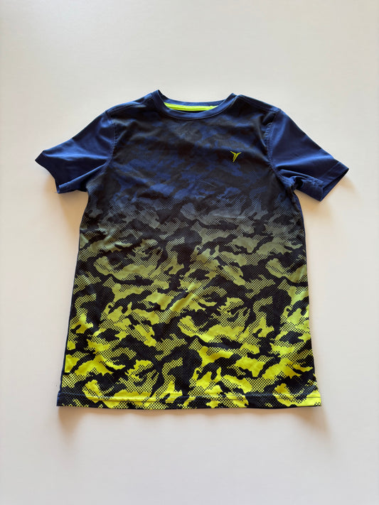 Navy & Yellow Camo Athletic Tee