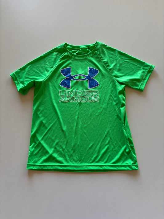 Neon Green UA Athletic Tee
