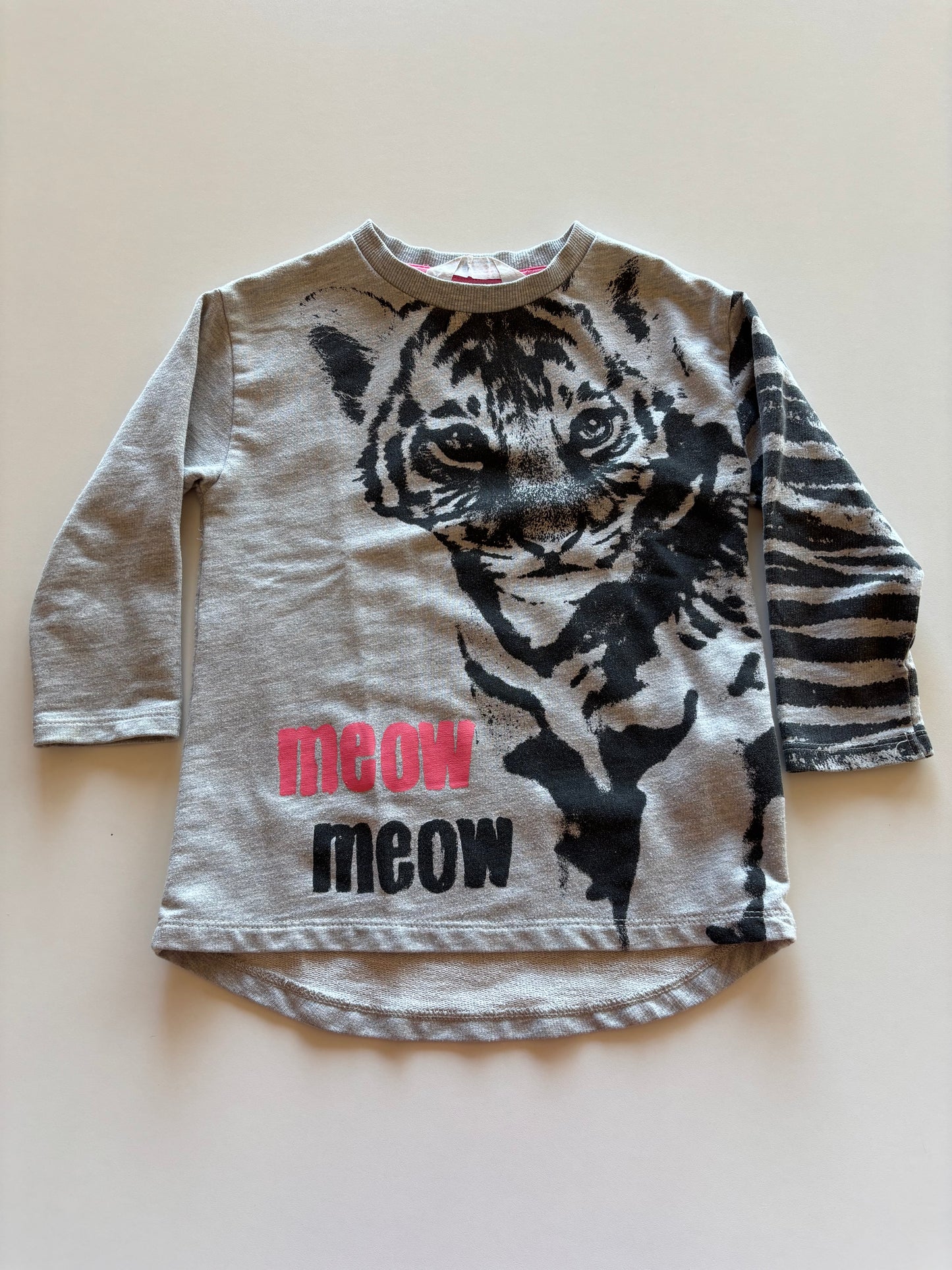 Grey Baby Tiger Shirt