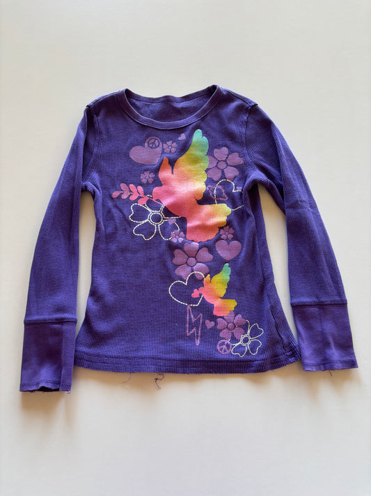 Purple Waffle Dove Shirt