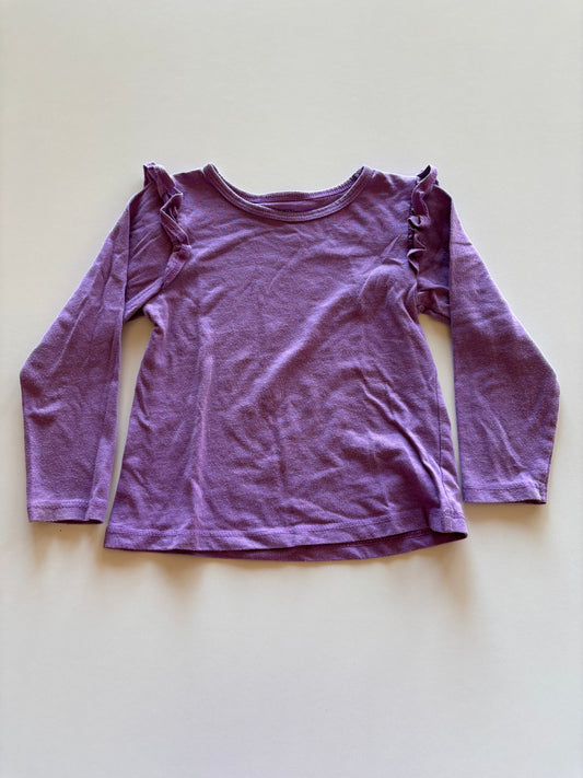 Purple Ruffle Shirt