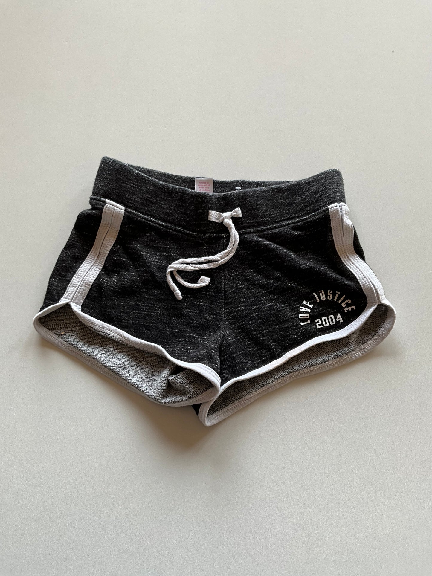 Black Melange with White Shorts
